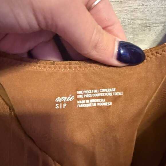 Aerie brown  One Piece Bodysuit - Picture 4 of 5